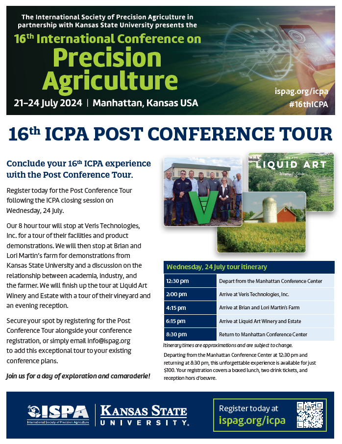 16th ICPA Post Conference Tour Flyer